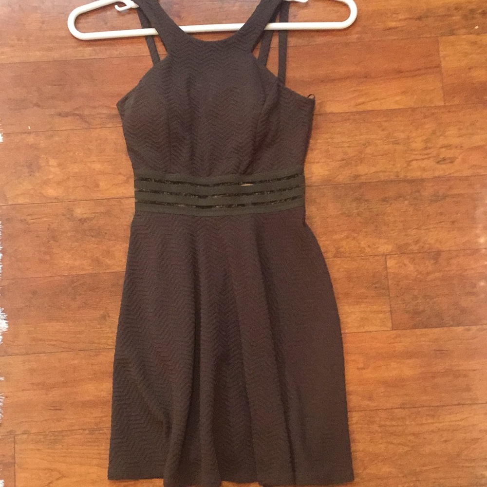 Green casual dress